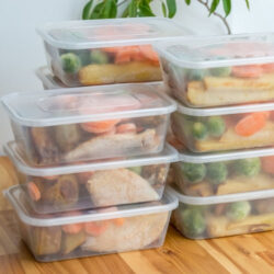 Take-home containers for guests