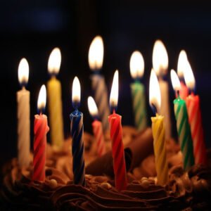 Birthday Candles for Cakes, Cupcakes and Celebrations