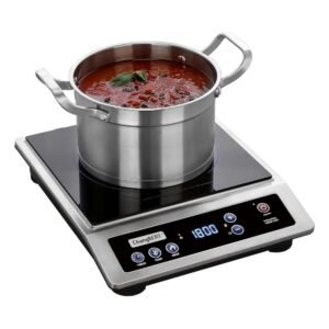 ChangBERT 1800W Commercial Grade Induction Cooktop – NSF Certified Portable Professional Countertop Stove