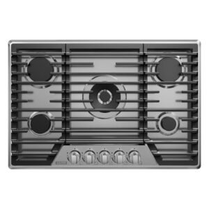 Empava 30-Inch Gas Cooktop Convertible – High-Performance Built-In Stainless Steel Gas Stove