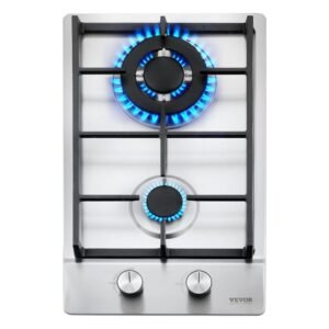 VEVOR 30-Inch Gas Cooktop with Powerful Burners – Built-In Stainless Steel Gas Stove