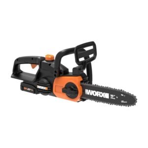 Worx WG322 20V Power Share 10-Inch Cordless Chainsaw with Auto-Tension & Lightweight Design