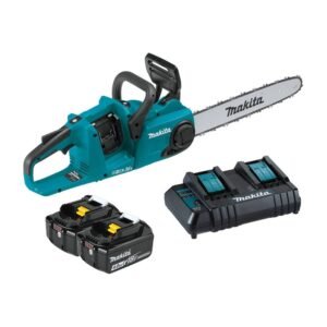 Makita XCU04CM 36V (18V X2) LXT Brushless 16-Inch Cordless Chainsaw Kit with 4.0Ah Batteries & Charger
