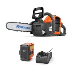 Husqvarna Power Axe 225i 14-Inch Cordless Battery Chainsaw with 4Ah Battery & Charger (Model 970547511)